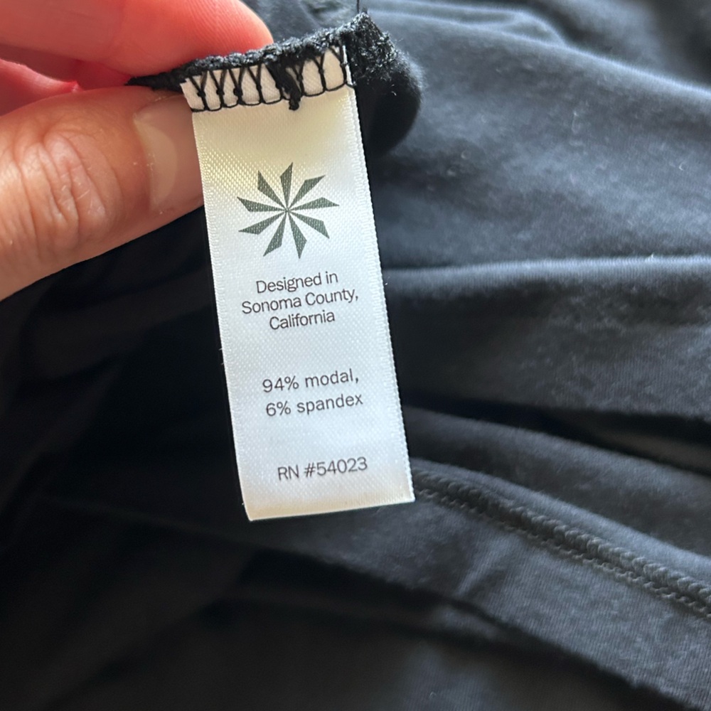 Athleta Dress High Neck Black XS $80 - Picture 3 of 6